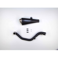 2022-2025 HONDA GROM 125 Street Evo Megaphone System - BLACK 2022-2025 HONDA GROM 125 Street Evo Megaphone System - BLACK